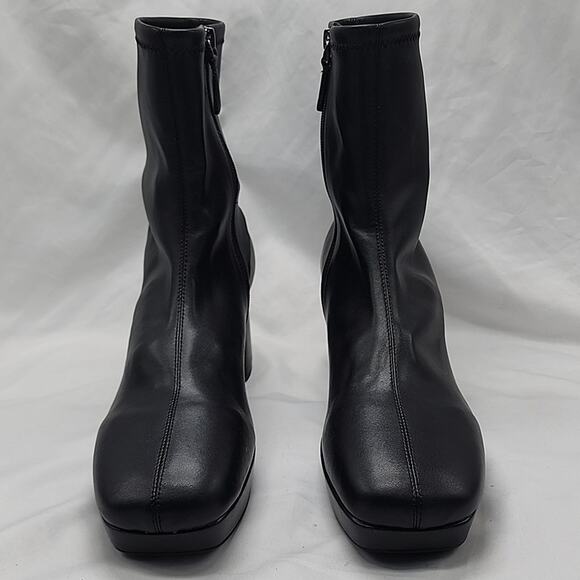 ●AEROSOLE●NEW●🚨●SUSEX●BLACK● MID CALF BOOT●DIAMOND FLEX SOLE●LADIES●NWOB🔥 - Picture 2 of 16